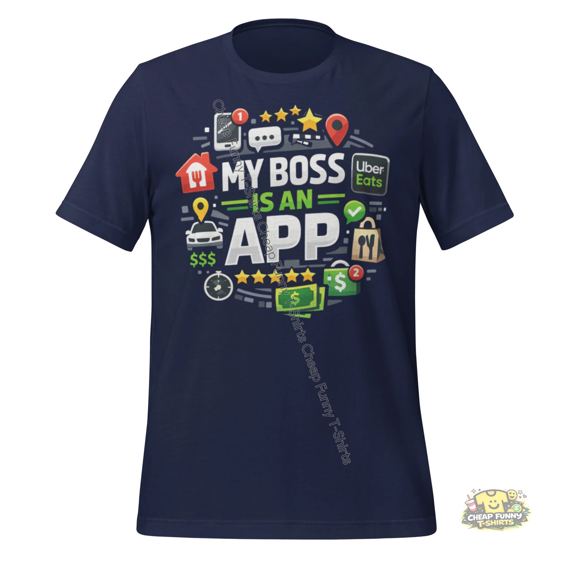 Watermarked - My Boss Is An App Unisex t-shirt