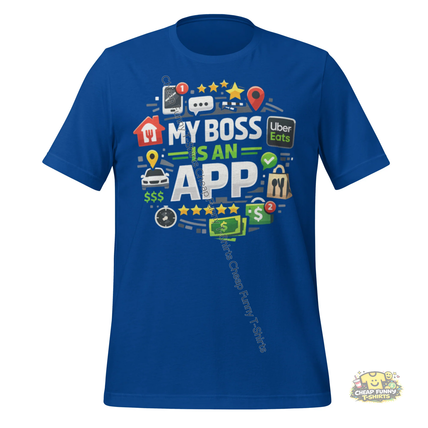 Watermarked - My Boss Is An App Unisex t-shirt
