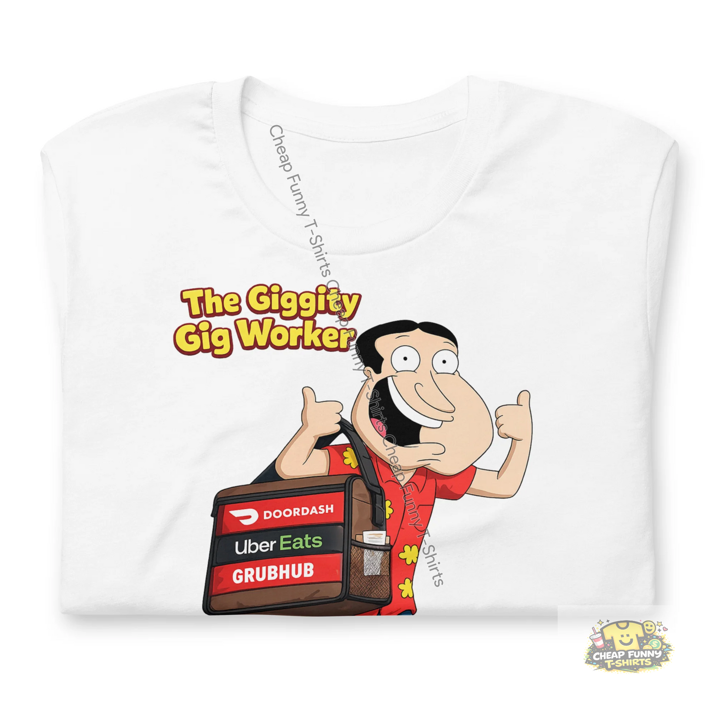 Watermarked - The Giggity Gig Worker Unisex t-shirt