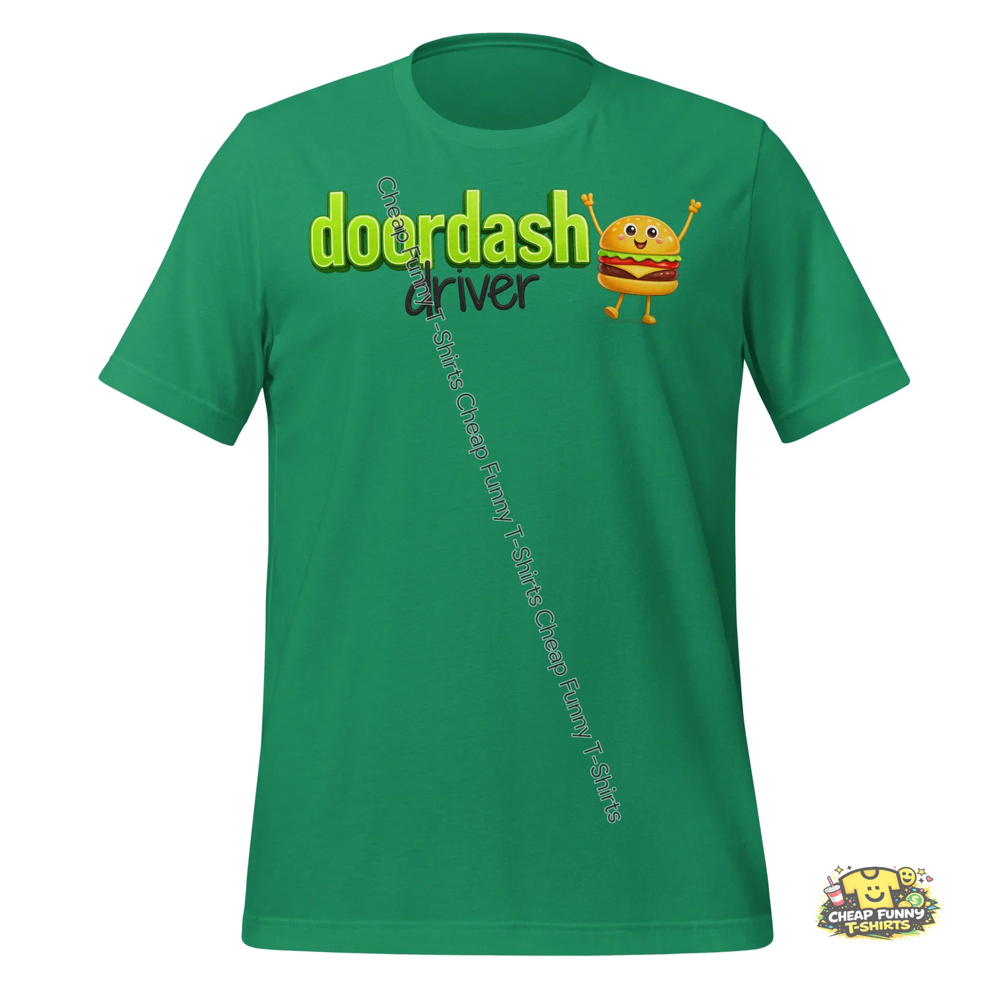 Watermarked - Burger Doordash Driver Unisex t-shirt
