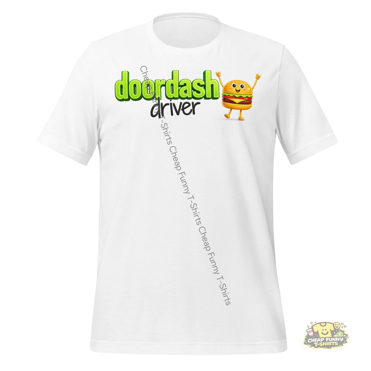 Watermarked - Burger Doordash Driver Unisex t-shirt