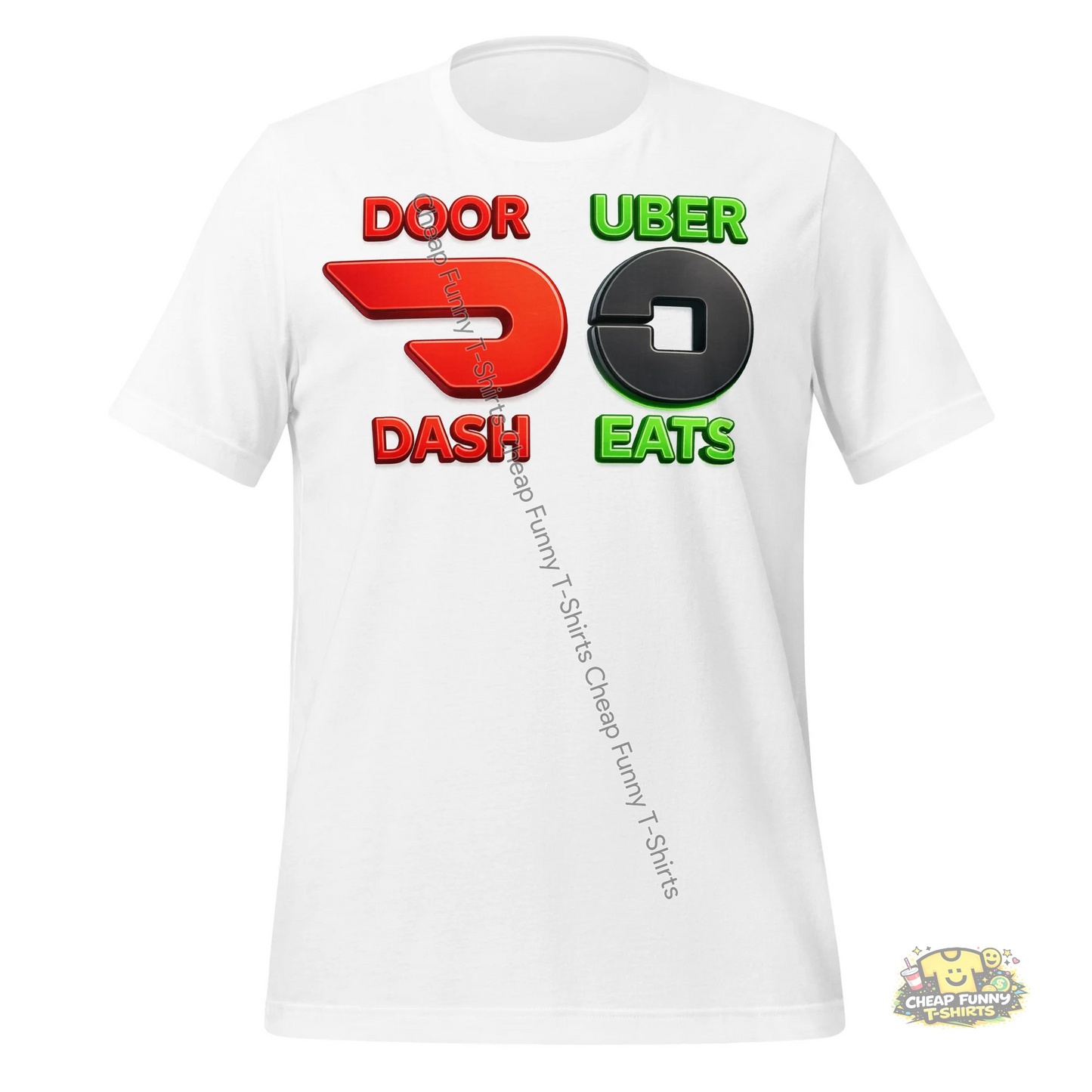 Watermarked - Doordash Uber Eats Unisex t-shirt