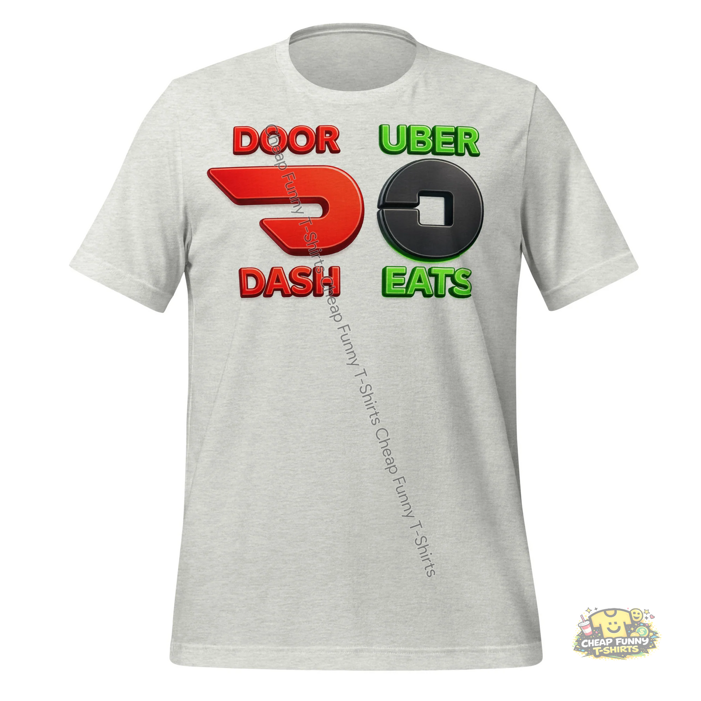 Watermarked - Doordash Uber Eats Unisex t-shirt