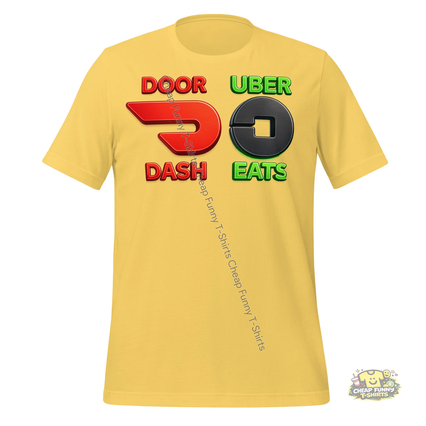 Watermarked - Doordash Uber Eats Unisex t-shirt