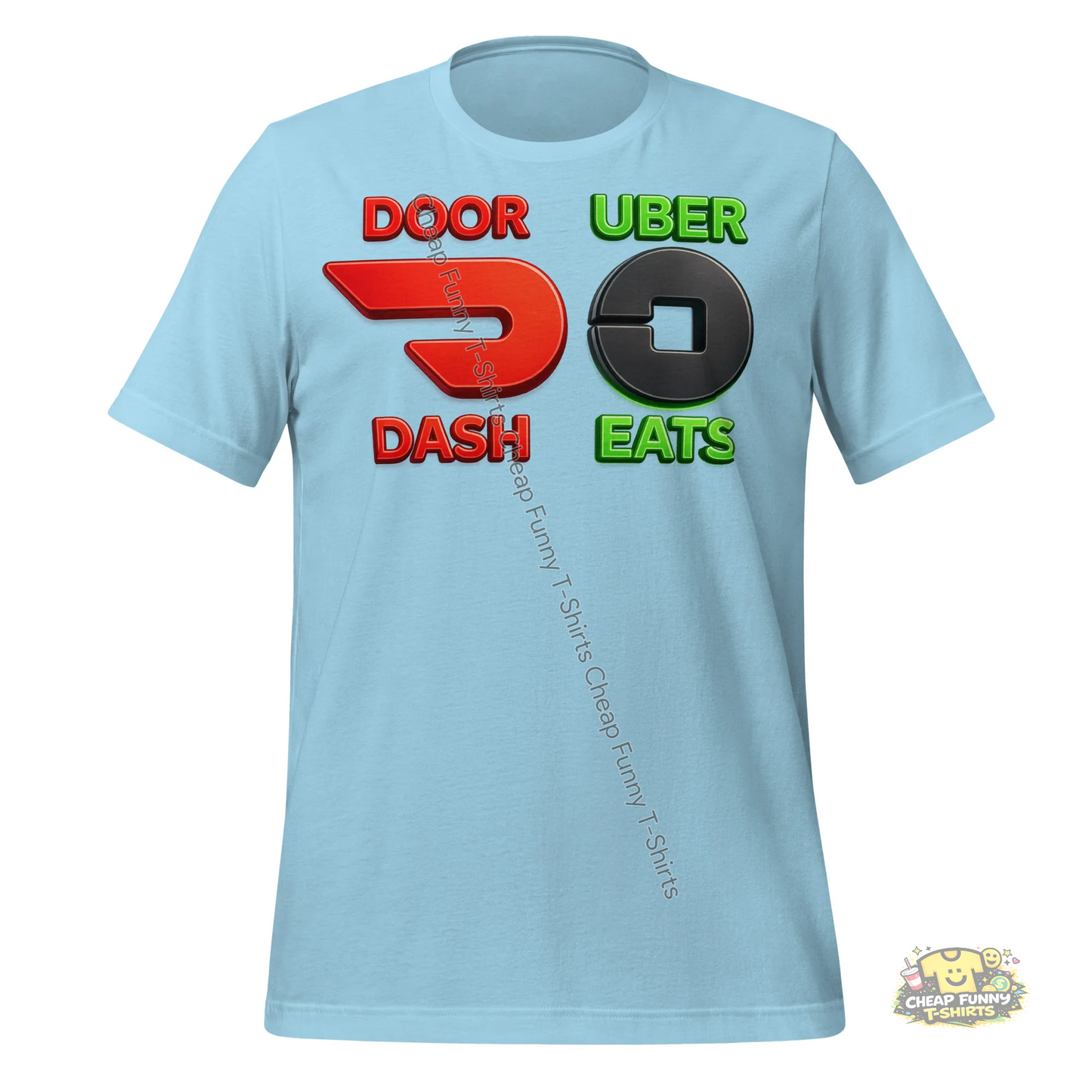 Watermarked - Doordash Uber Eats Unisex t-shirt