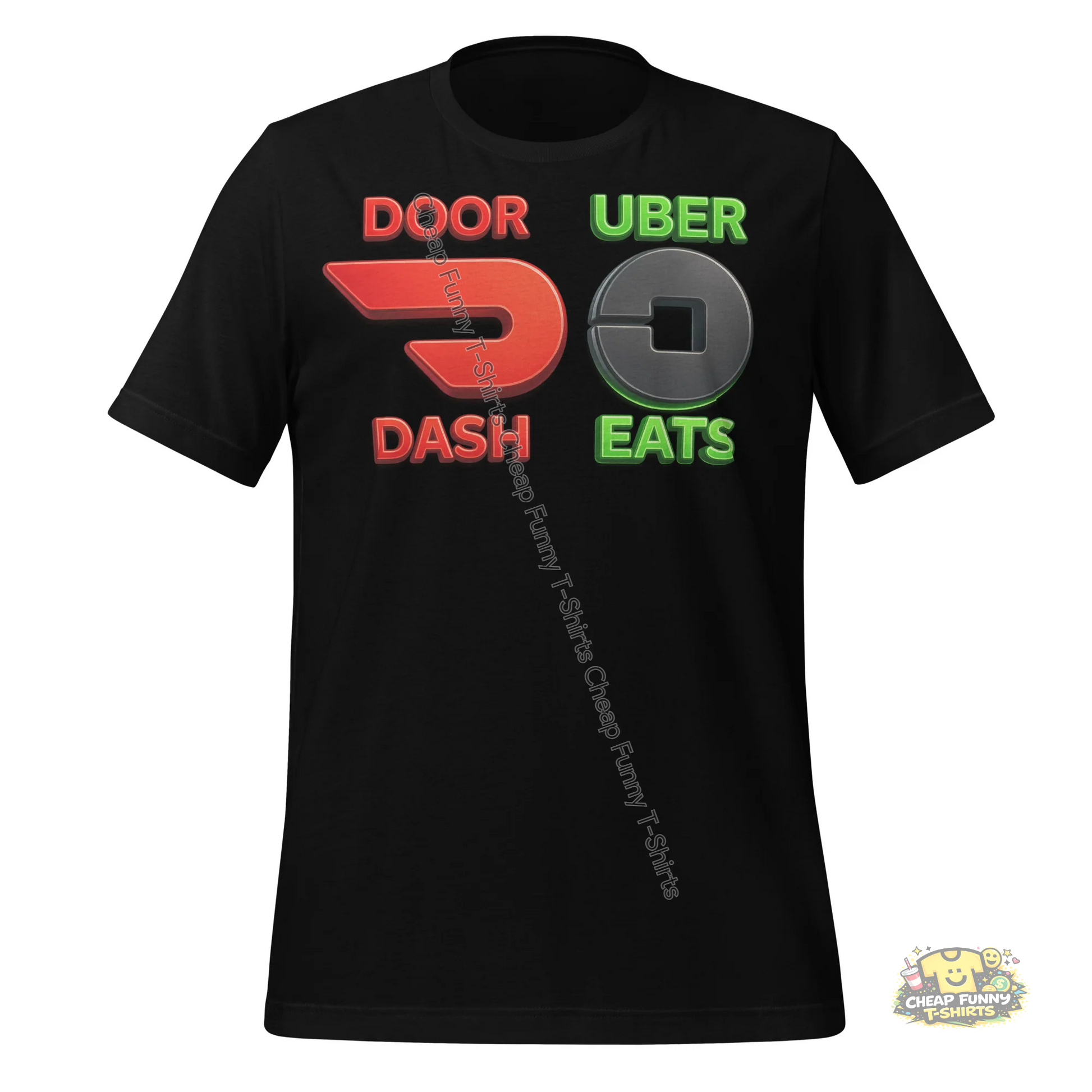 Watermarked - Doordash Uber Eats Unisex t-shirt