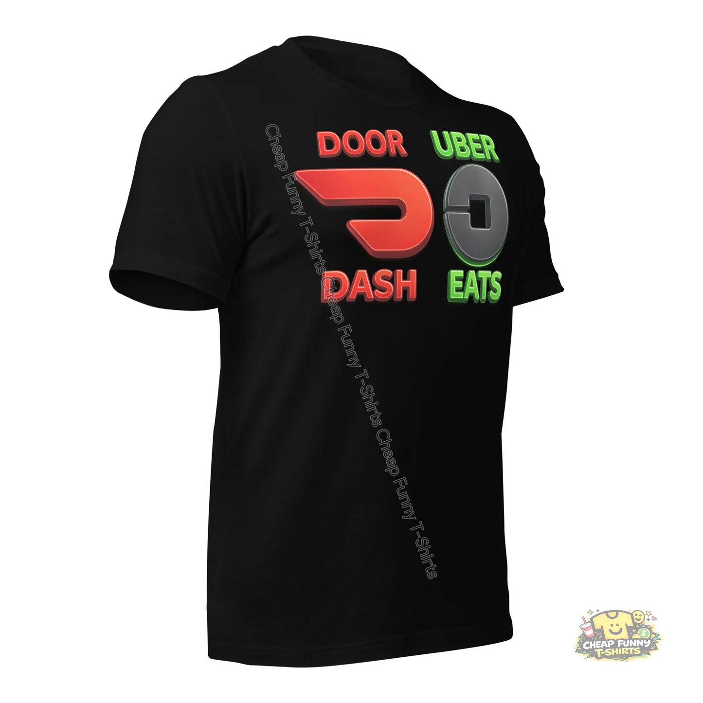 Watermarked - Doordash Uber Eats Unisex t-shirt