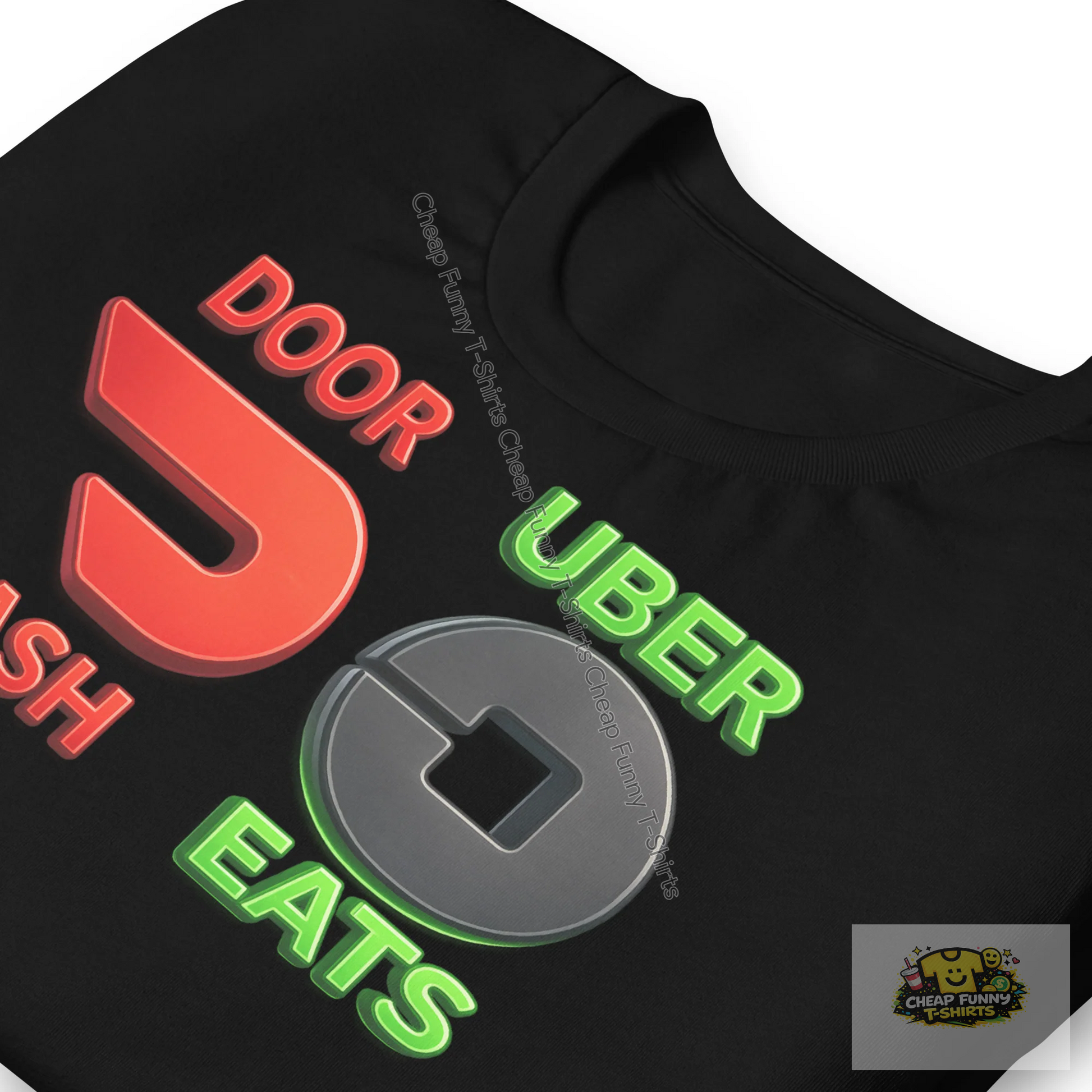 Watermarked - Doordash Uber Eats Unisex t-shirt