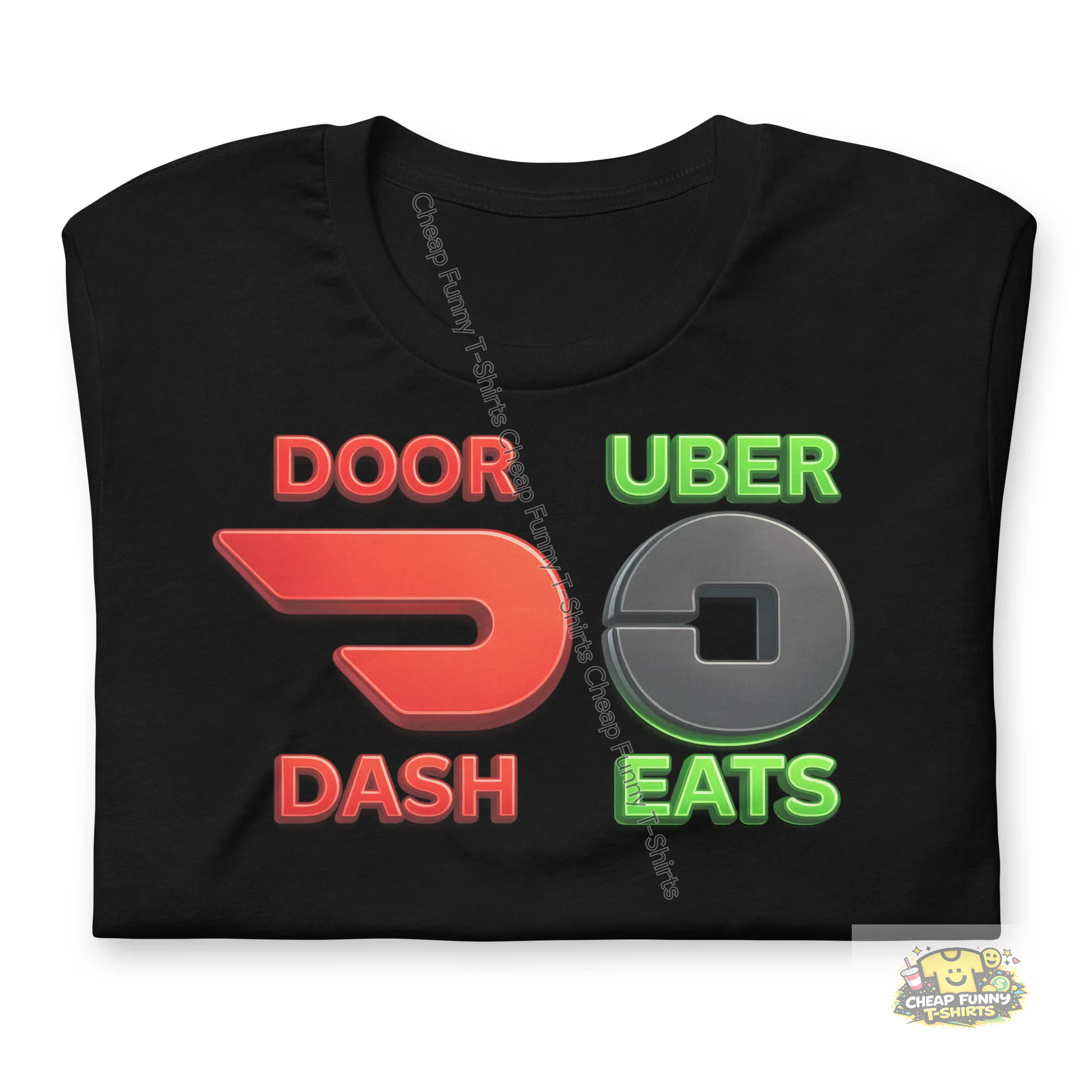 Watermarked - Doordash Uber Eats Unisex t-shirt
