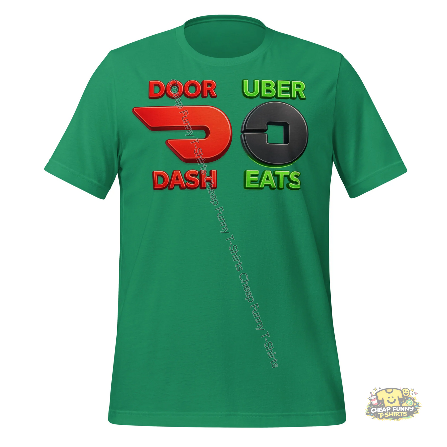 Watermarked - Doordash Uber Eats Unisex t-shirt