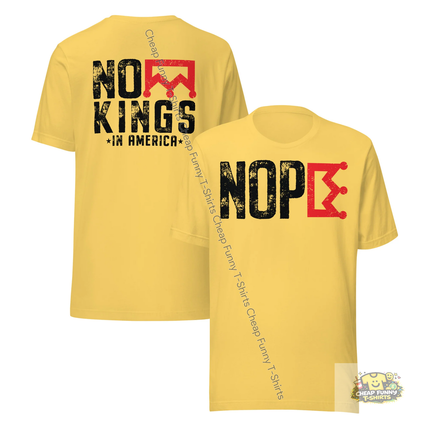 Watermarked - Nope No Kings *In America* Unisex t-shirt