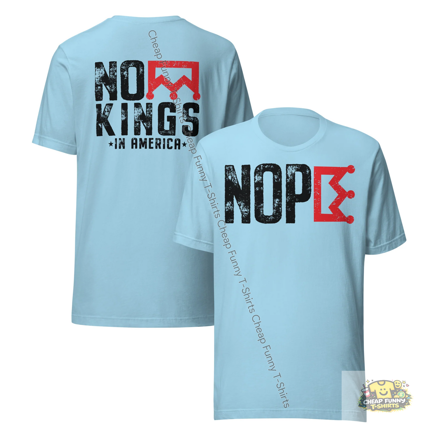Watermarked - Nope No Kings *In America* Unisex t-shirt