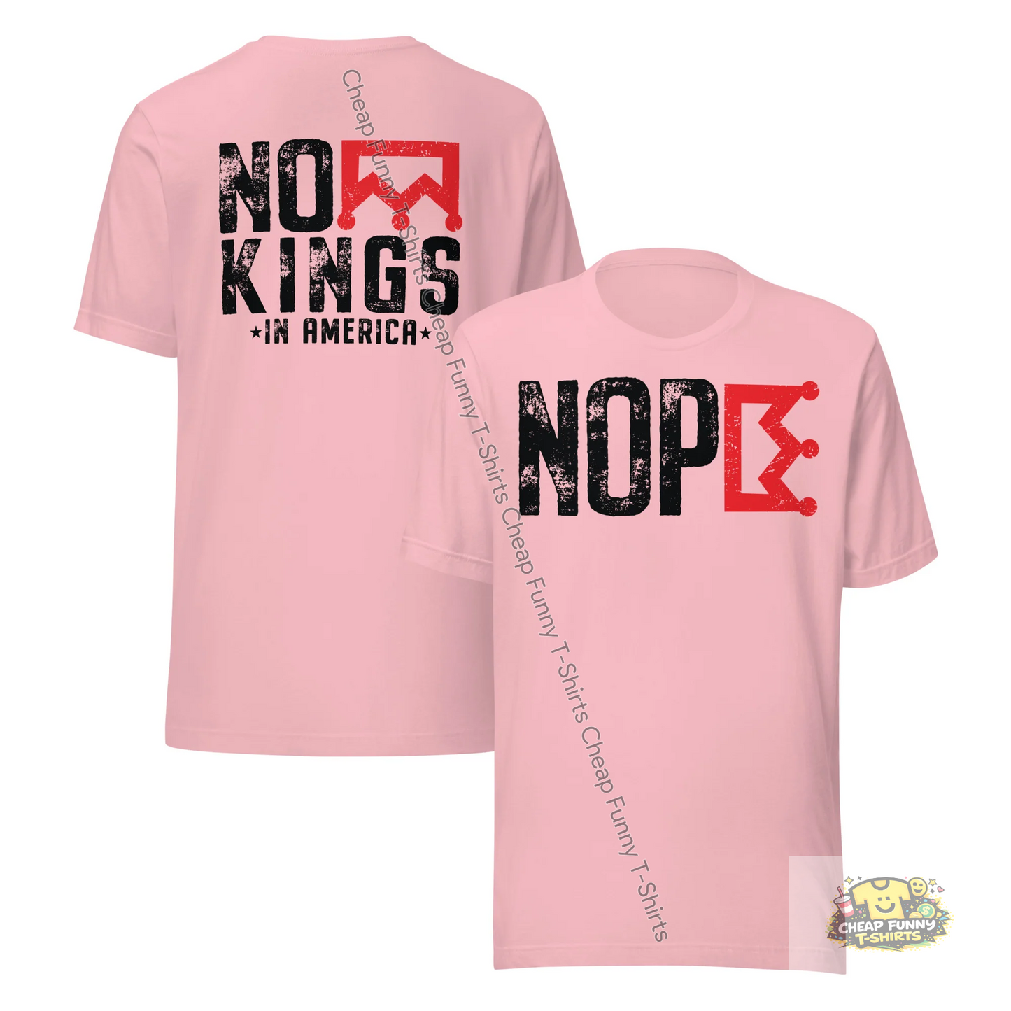 Watermarked - Nope No Kings *In America* Unisex t-shirt