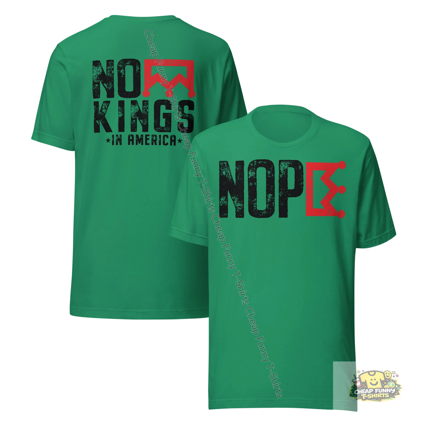 Watermarked - Nope No Kings *In America* Unisex t-shirt
