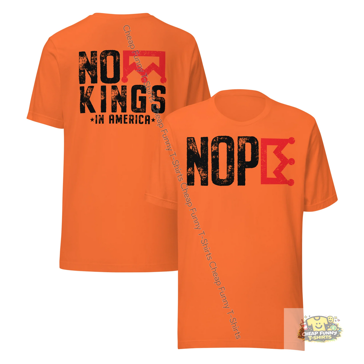 Watermarked - Nope No Kings *In America* Unisex t-shirt