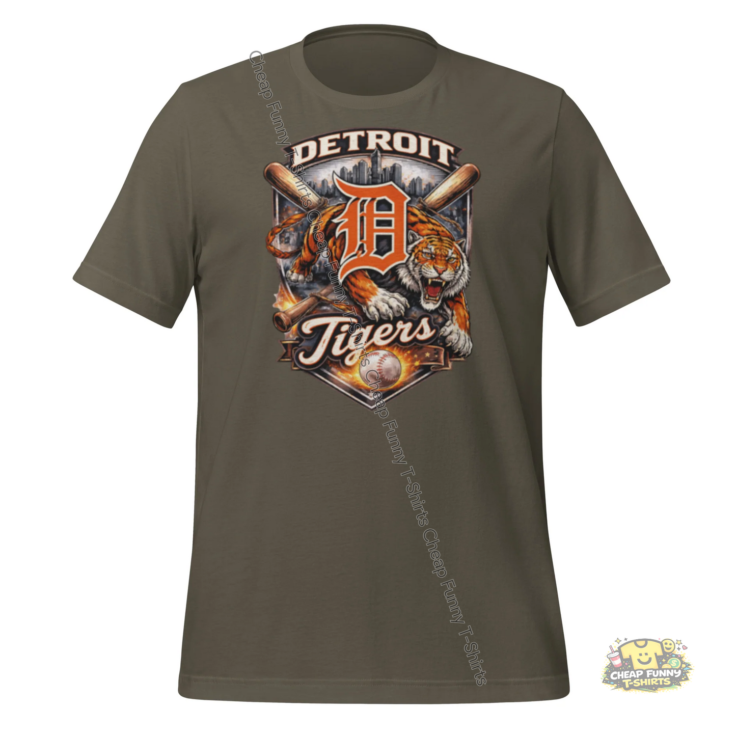 Watermarked - Detroit Tigers Fierce Pride Unisex t-shirt