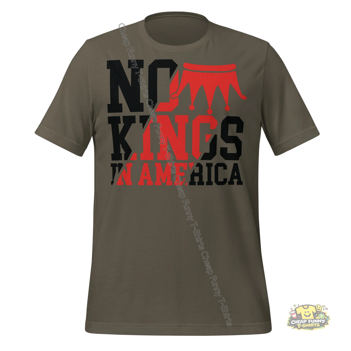 Watermarked - No Kings In America 2 Unisex t-shirt