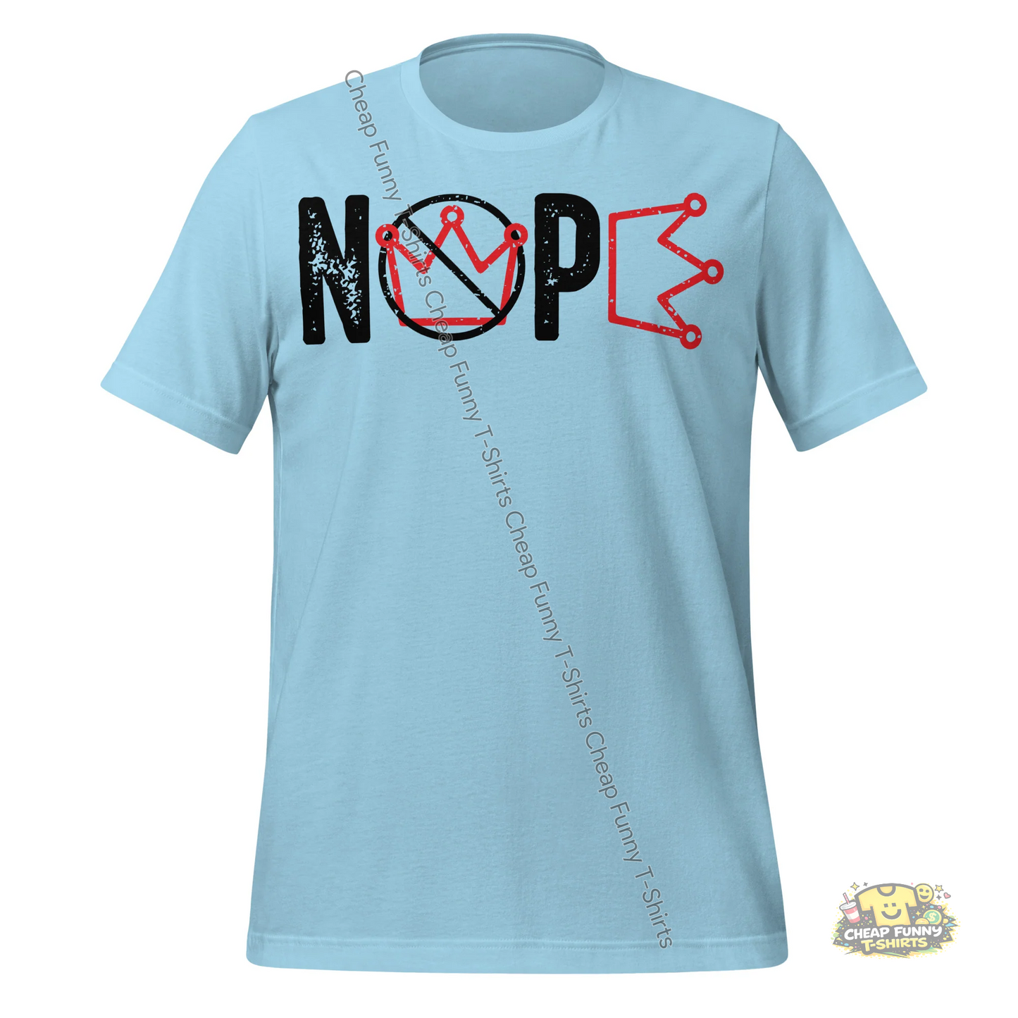 Watermarked - Nope Black Unisex t-shirt