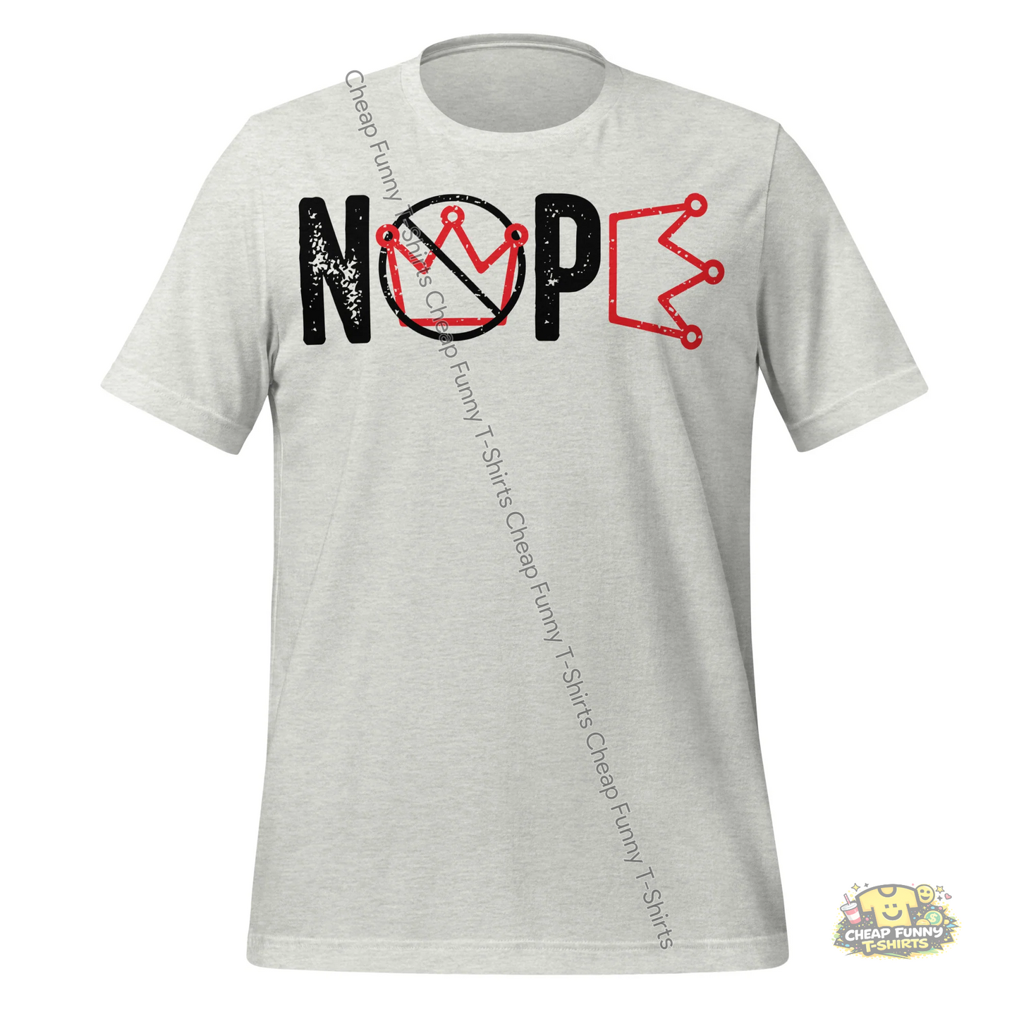 Watermarked - Nope Black Unisex t-shirt