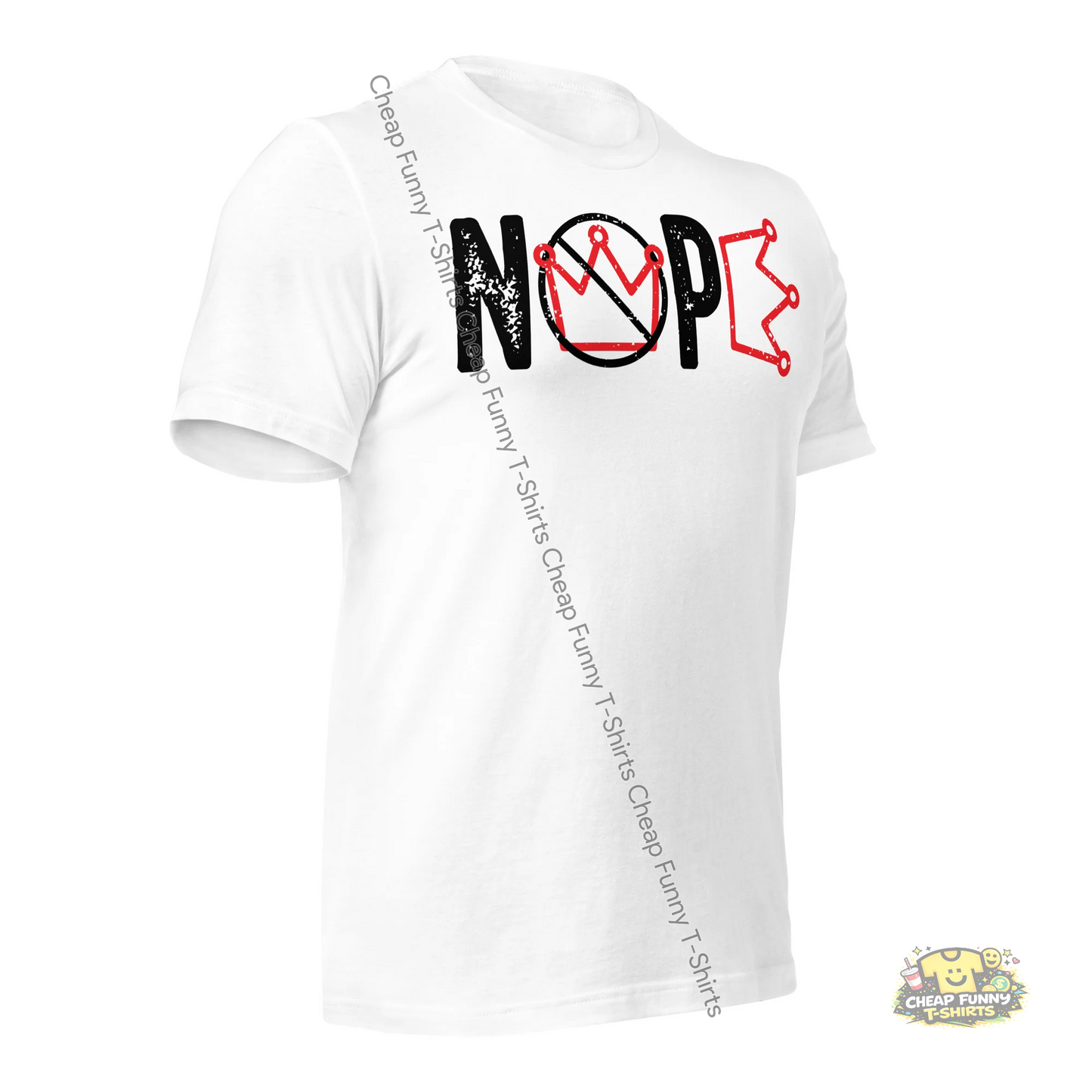 Watermarked - Nope Black Unisex t-shirt