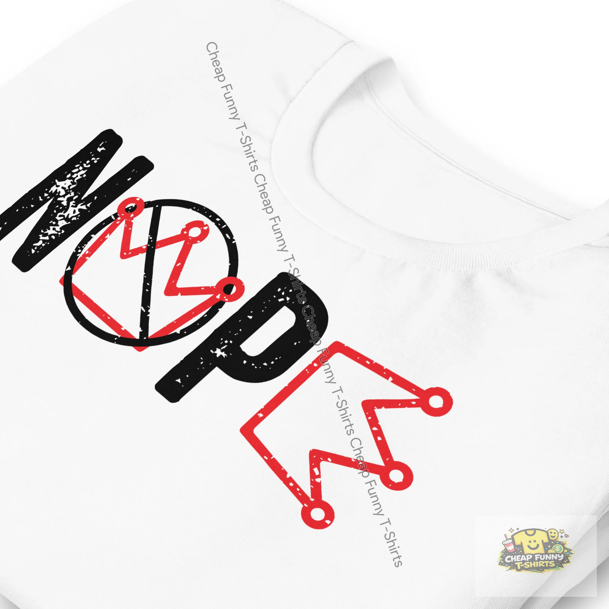 Watermarked - Nope Black Unisex t-shirt