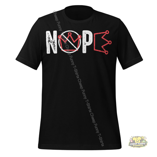 Watermarked - White Nope Unisex t-shirt