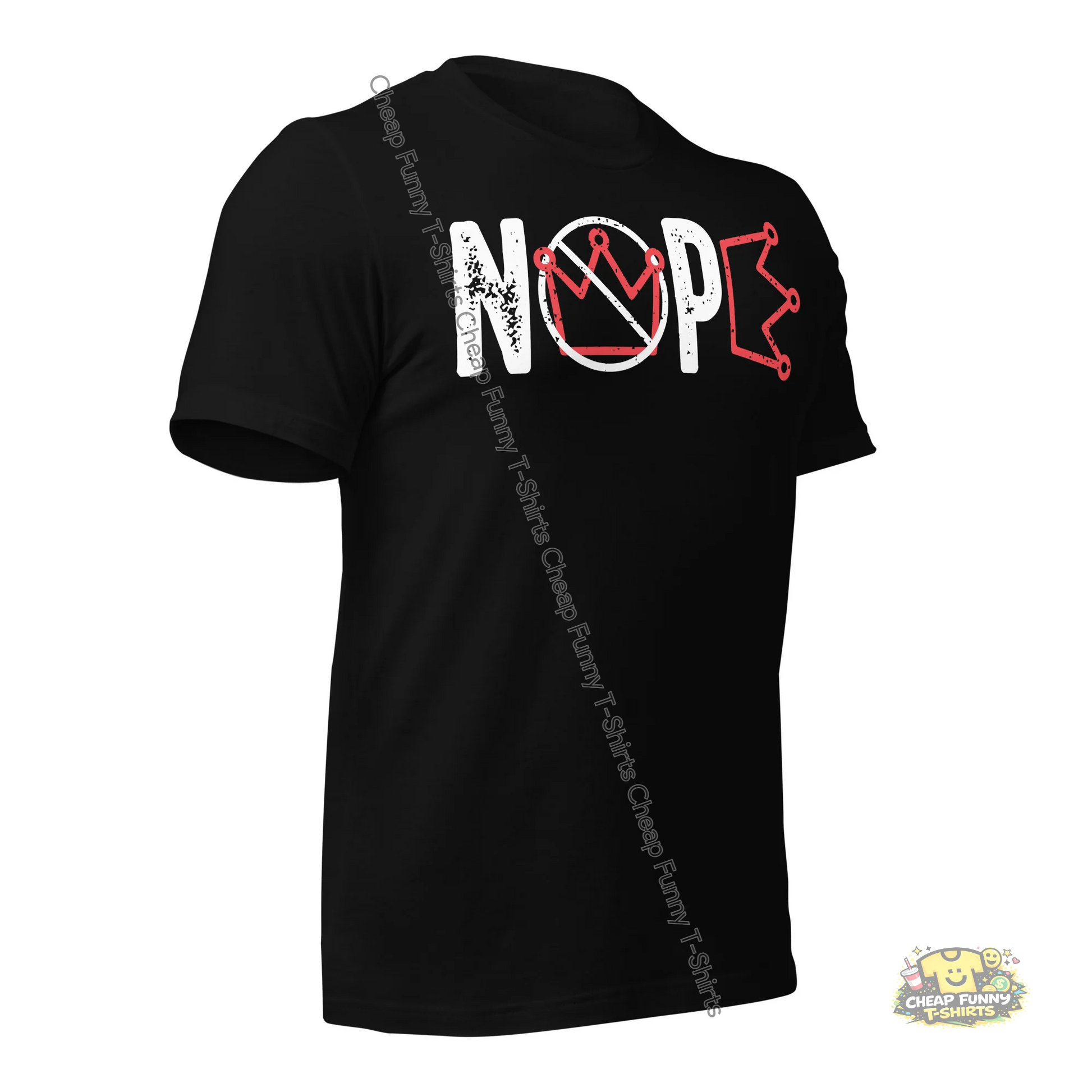 Watermarked - White Nope Unisex t-shirt