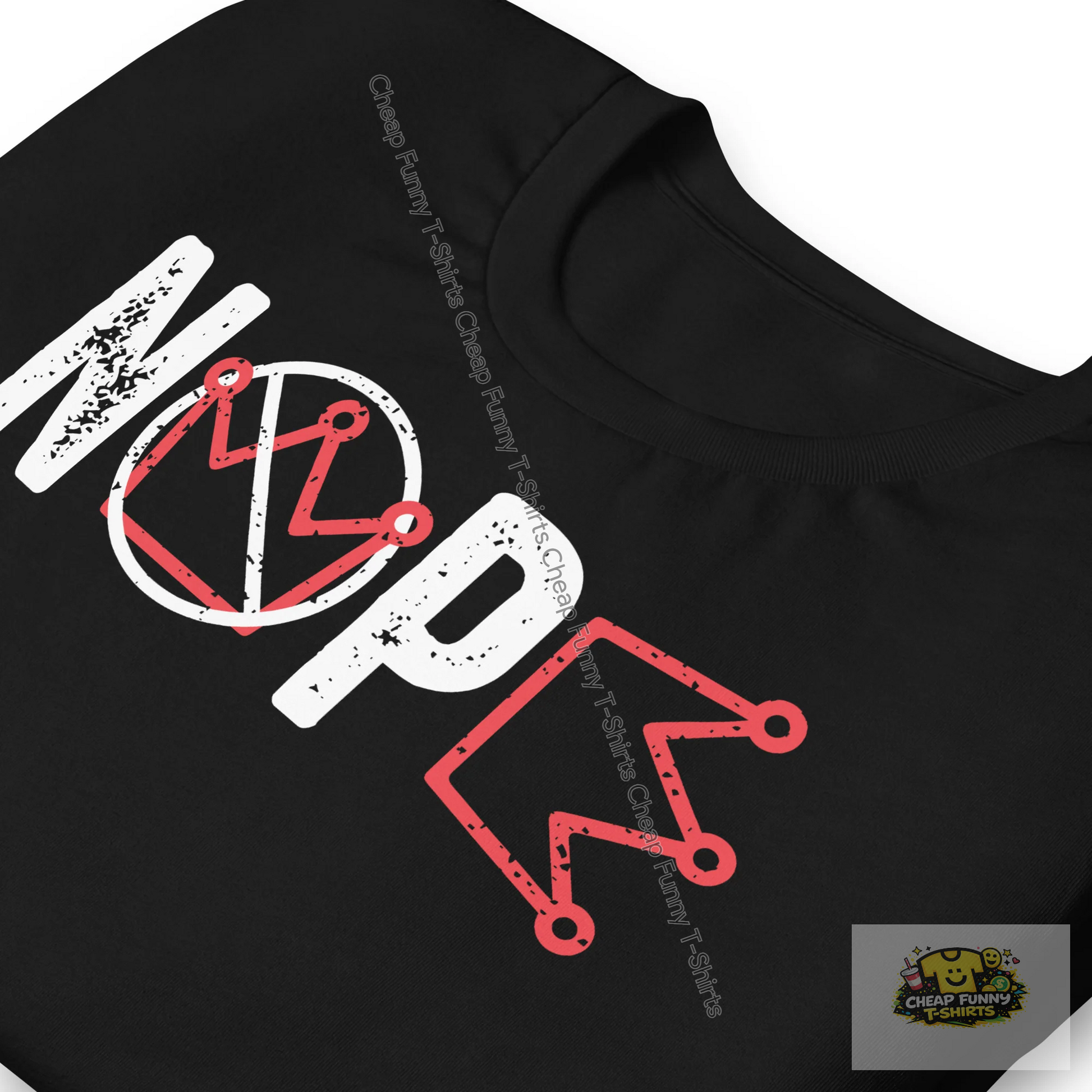 Watermarked - White Nope Unisex t-shirt