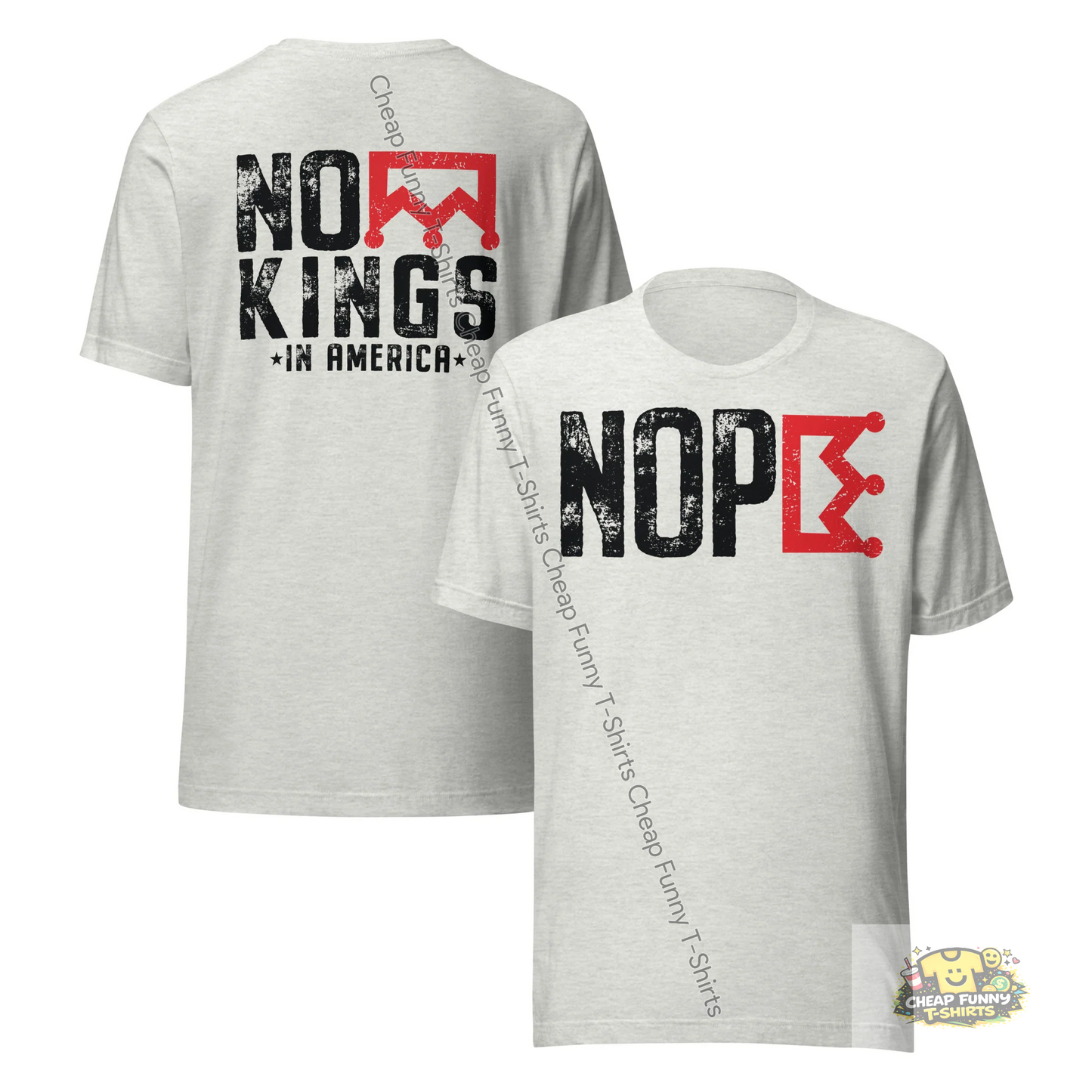 Watermarked - Nope No Kings *In America* Unisex t-shirt