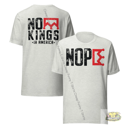 Watermarked - Nope No Kings *In America* Unisex t-shirt
