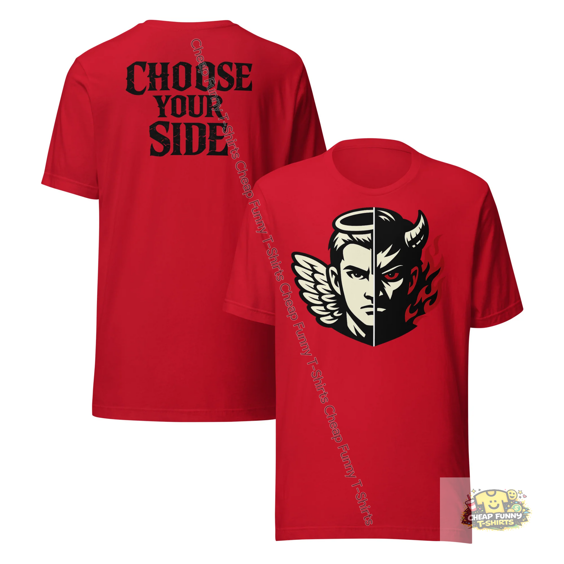 Watermarked - Choose Your Side Unisex t-shirt