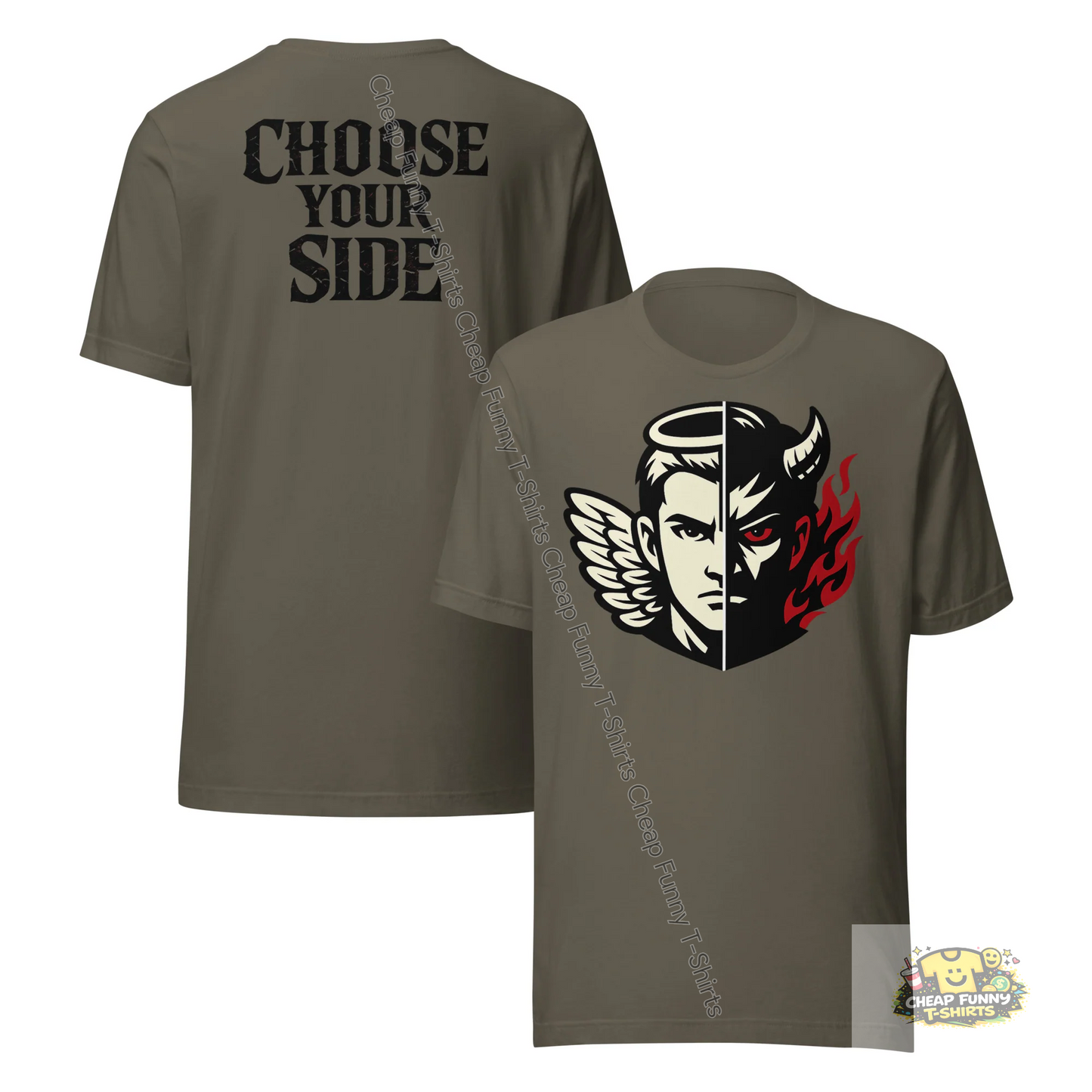Watermarked - Choose Your Side Unisex t-shirt