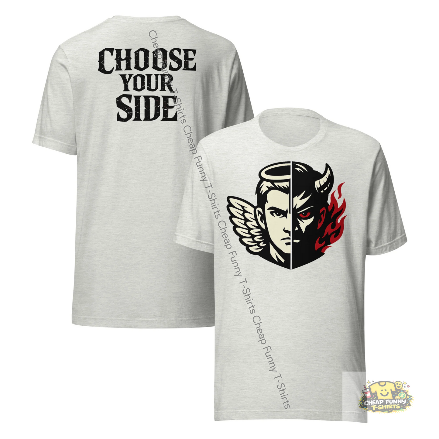 Watermarked - Choose Your Side Unisex t-shirt