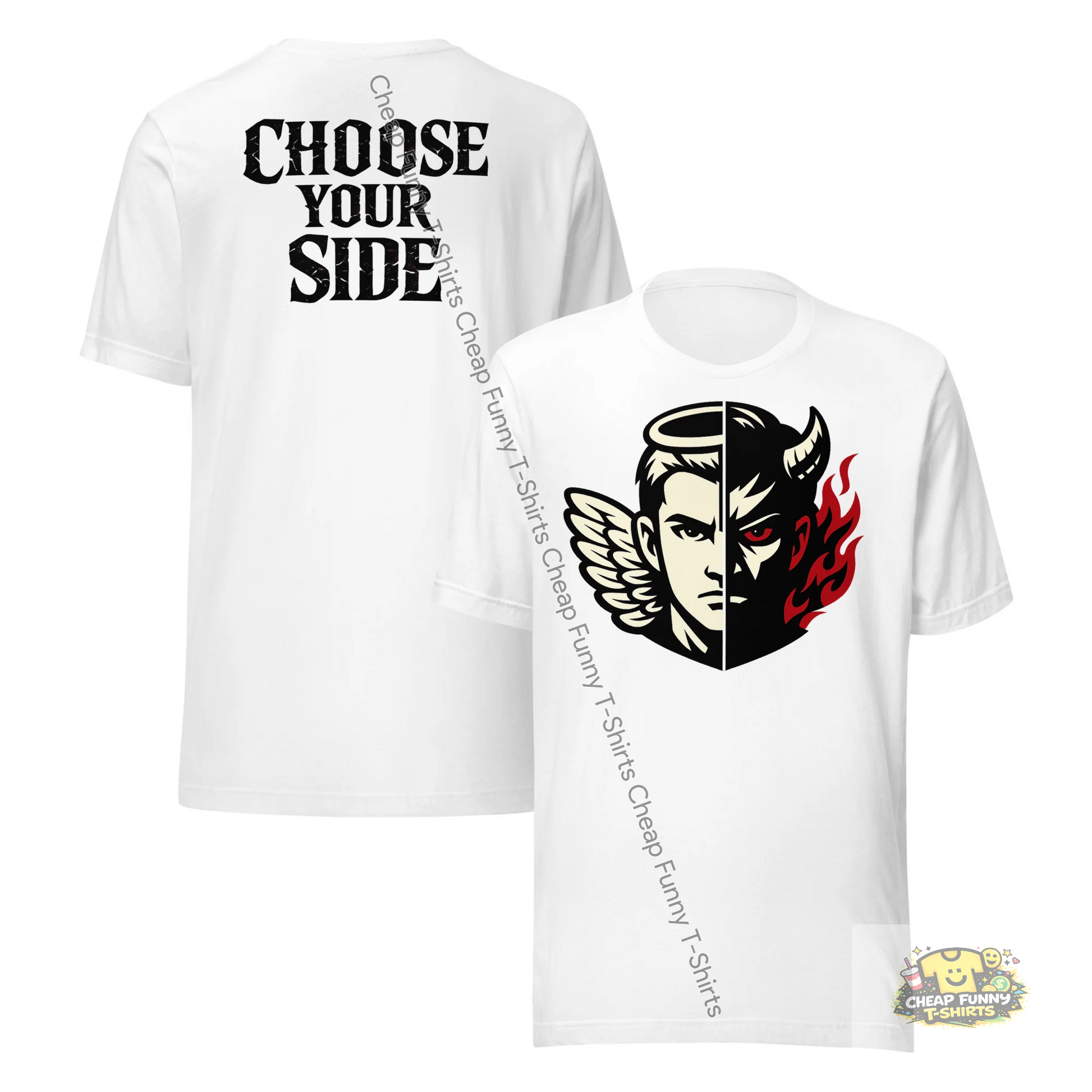 Watermarked - Choose Your Side Unisex t-shirt