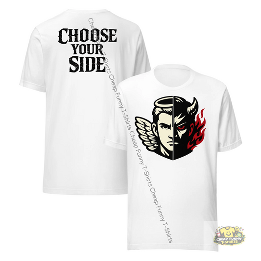 Watermarked - Choose Your Side Unisex t-shirt