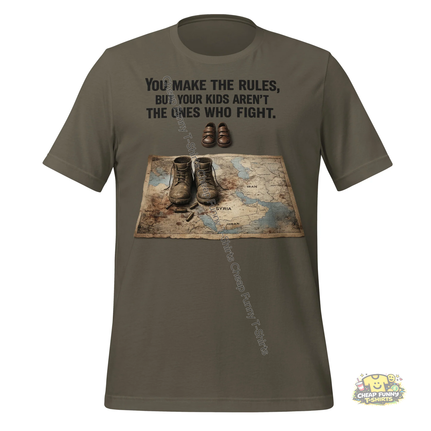 Watermarked - You Make The Rules But Your Kids Aren't The Ones Who Fight Unisex t-shirt