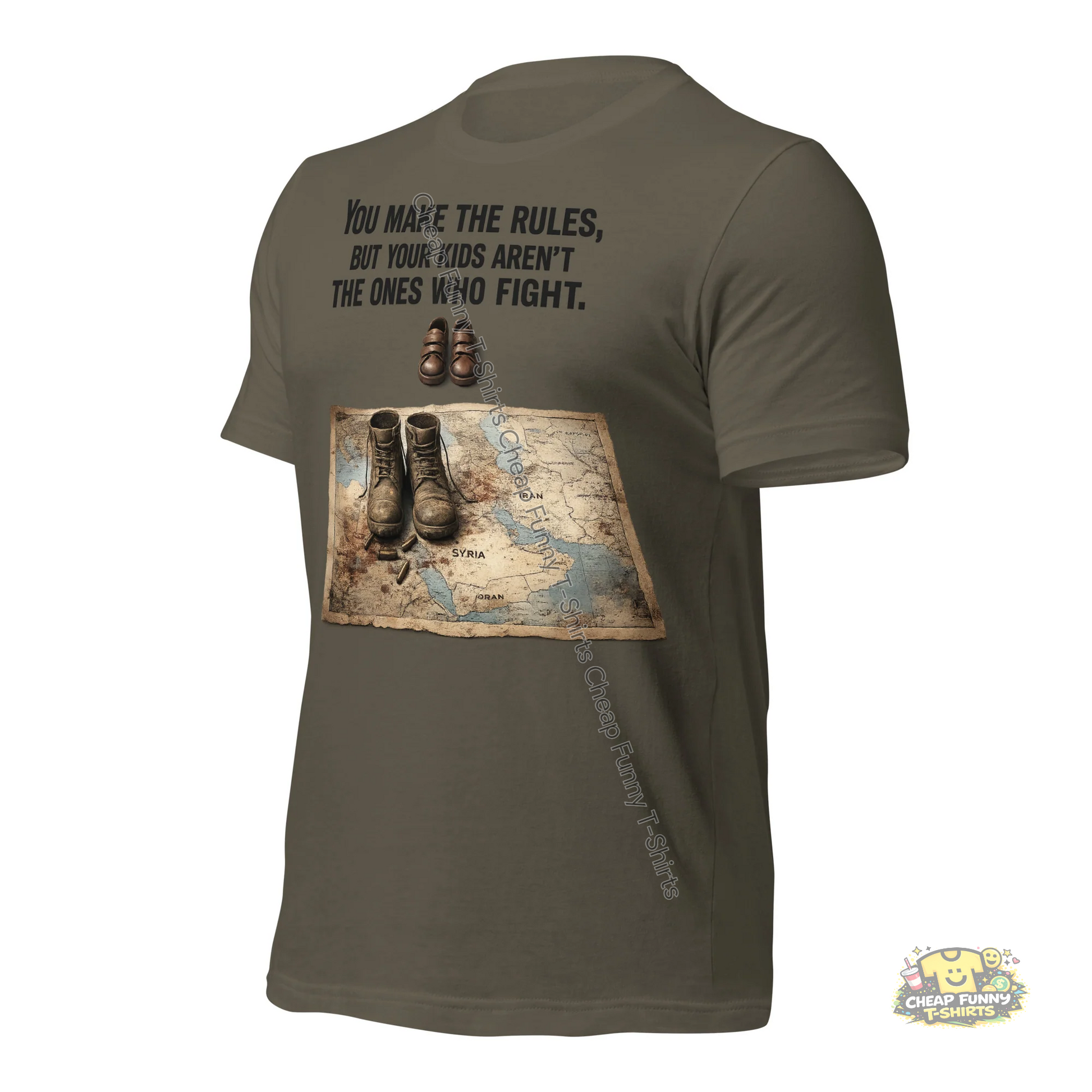 Watermarked - You Make The Rules But Your Kids Aren't The Ones Who Fight Unisex t-shirt