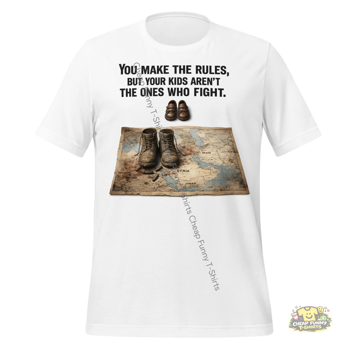 Watermarked - You Make The Rules But Your Kids Aren't The Ones Who Fight Unisex t-shirt