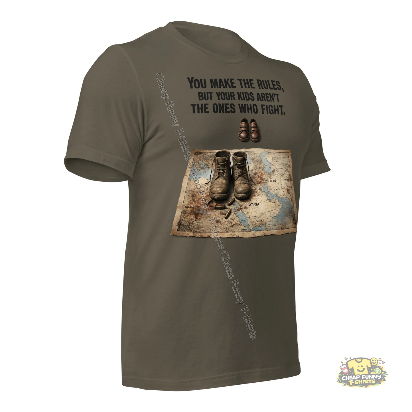Watermarked - You Make The Rules But Your Kids Aren't The Ones Who Fight Unisex t-shirt