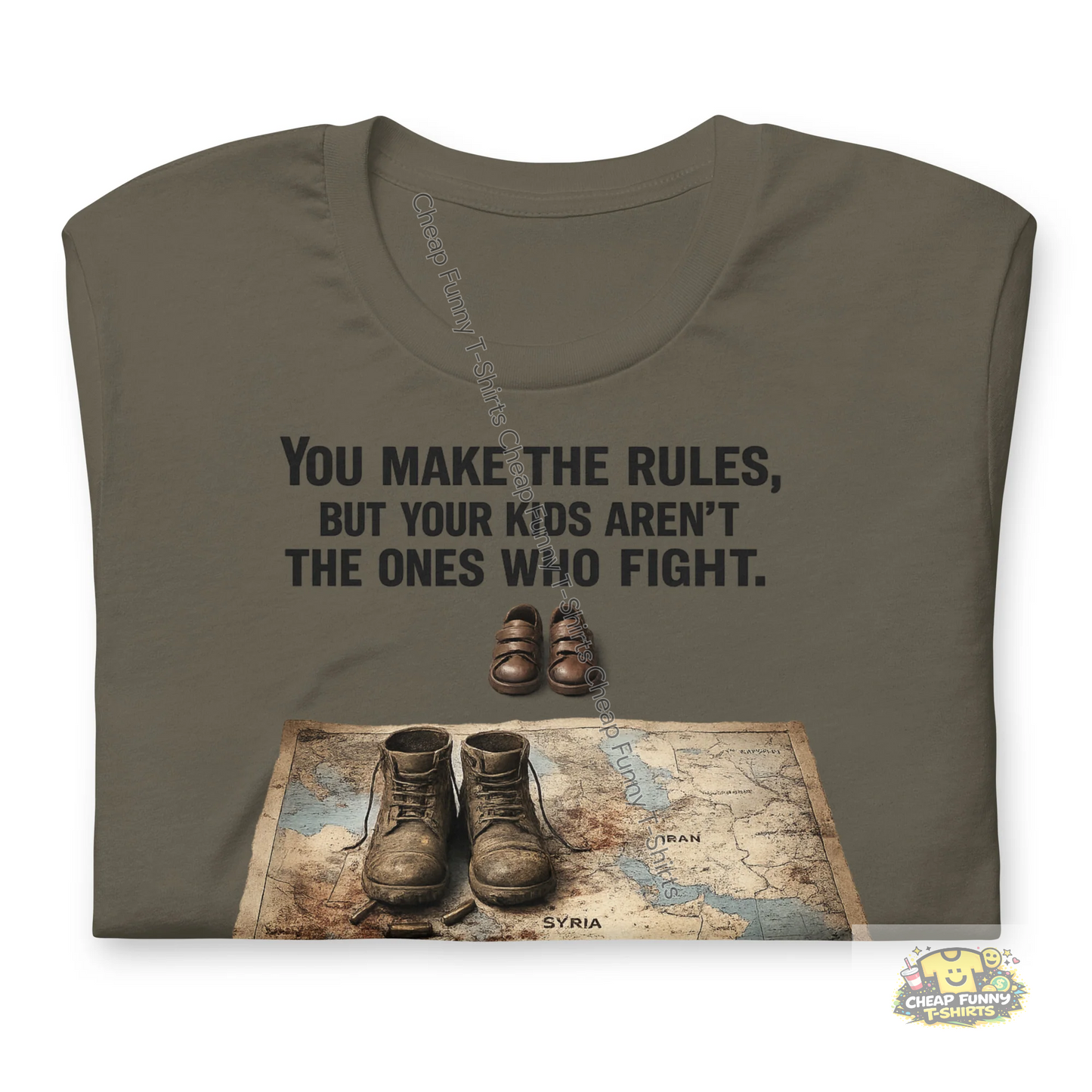 Watermarked - You Make The Rules But Your Kids Aren't The Ones Who Fight Unisex t-shirt
