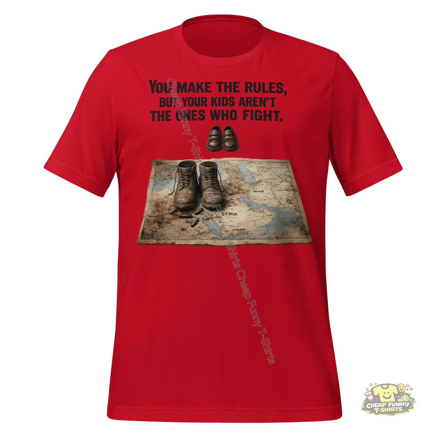 Watermarked - You Make The Rules But Your Kids Aren't The Ones Who Fight Unisex t-shirt