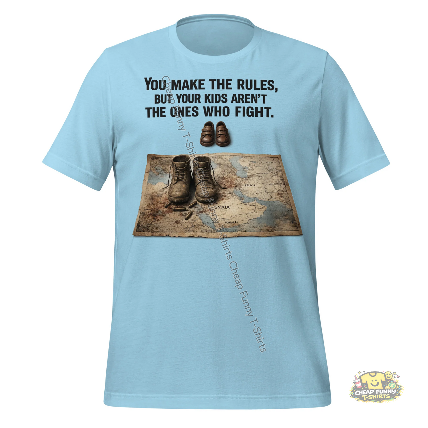 Watermarked - You Make The Rules But Your Kids Aren't The Ones Who Fight Unisex t-shirt
