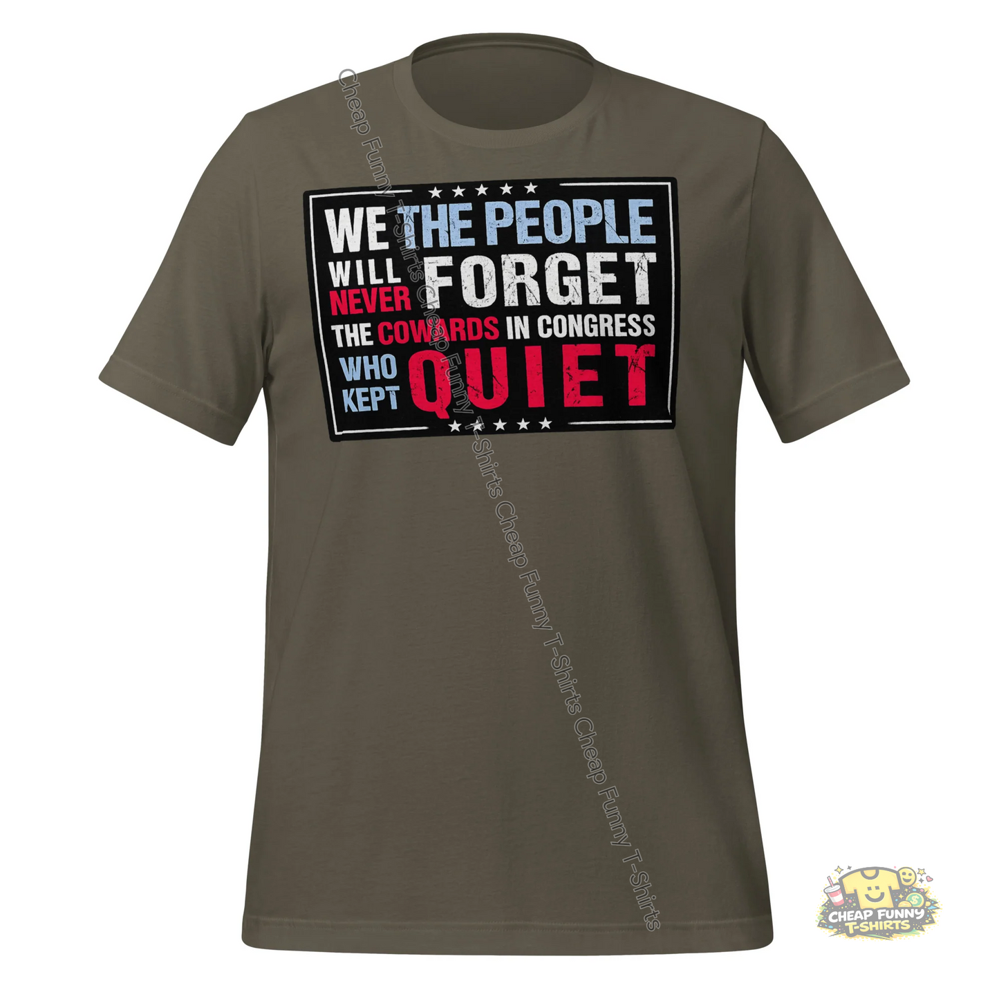 Watermarked - We The People Will Never Forget Unisex t-shirt