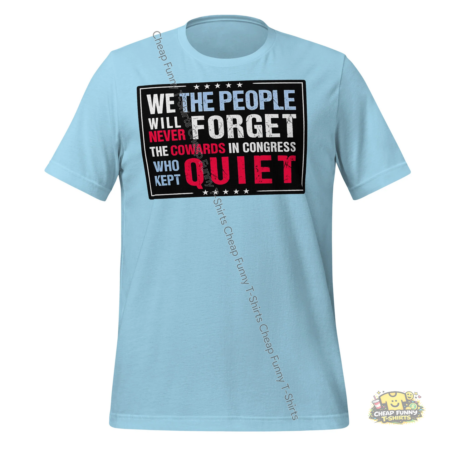 Watermarked - We The People Will Never Forget Unisex t-shirt