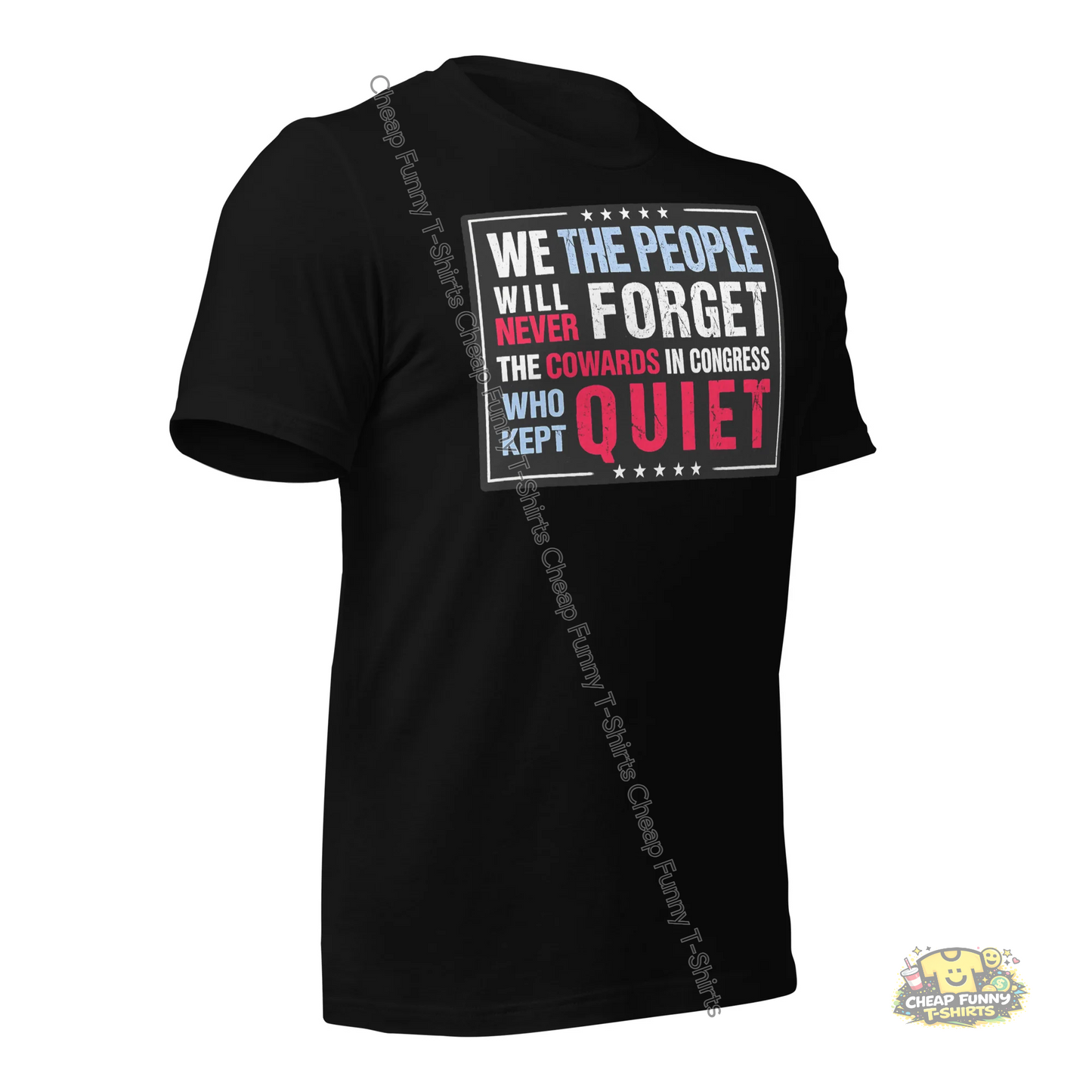 Watermarked - We The People Will Never Forget Unisex t-shirt