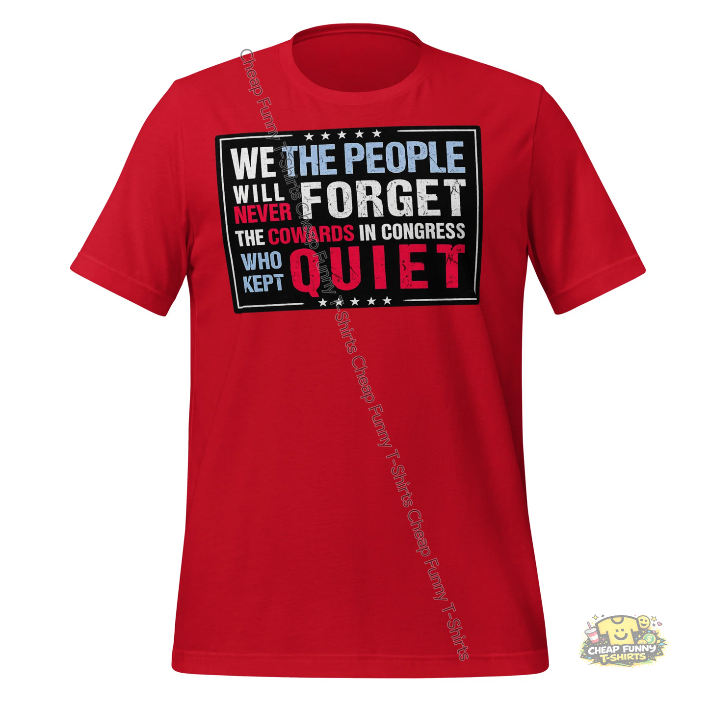 Watermarked - We The People Will Never Forget Unisex t-shirt