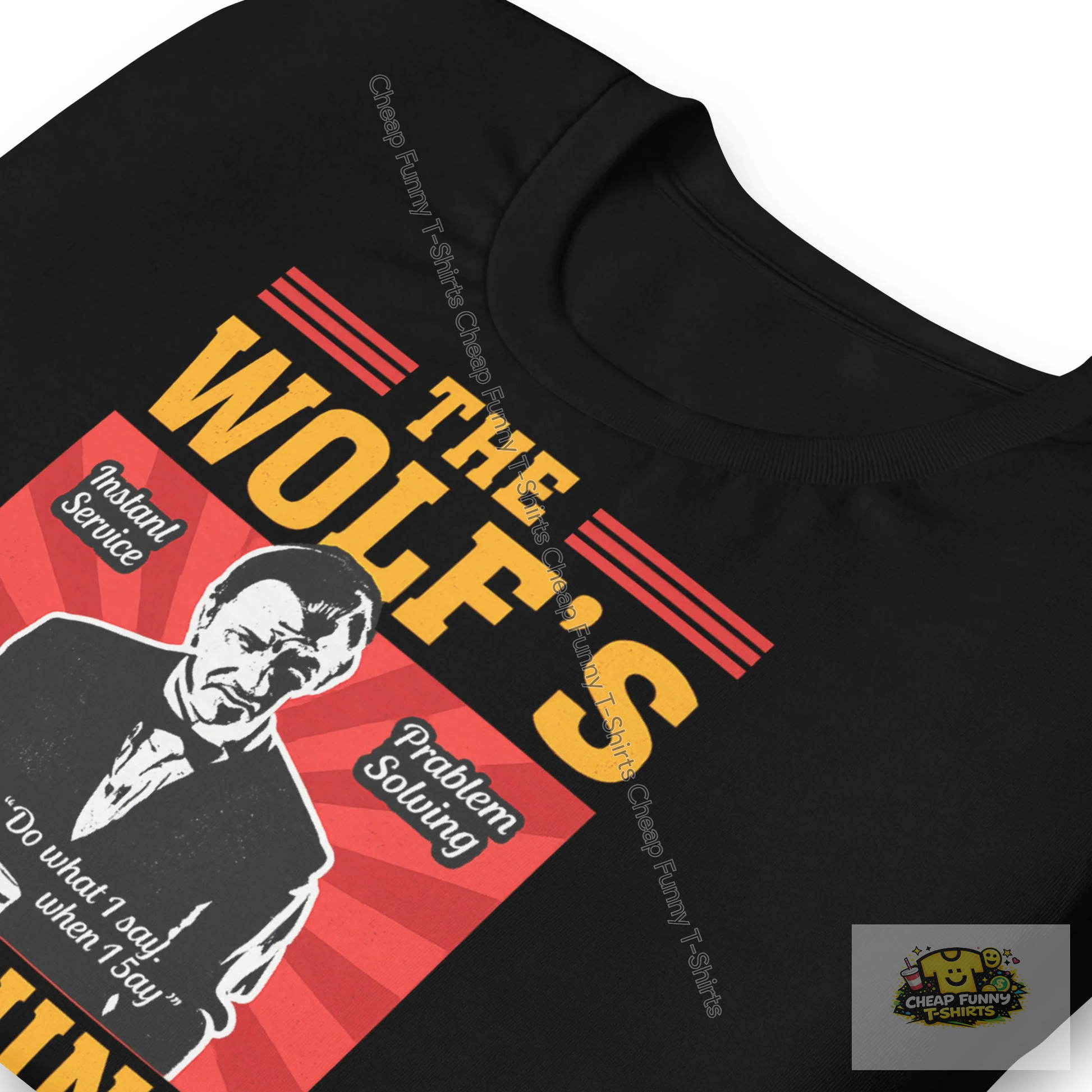 Watermarked - The Wolf's Cleaning Services Unisex t-shirt