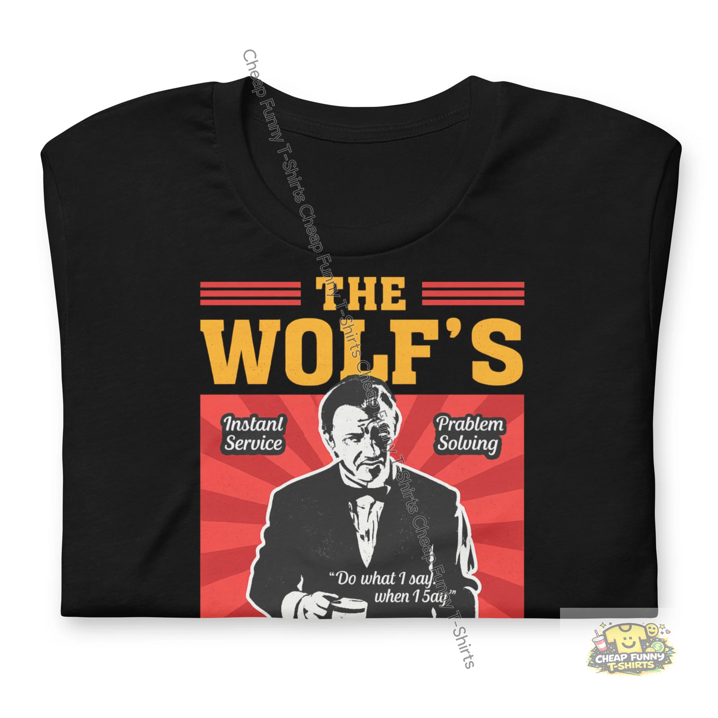 Watermarked - The Wolf's Cleaning Services Unisex t-shirt