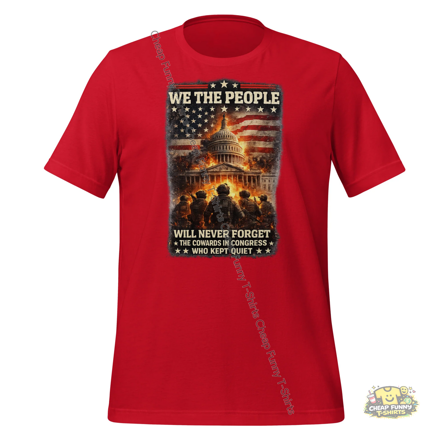 Watermarked - Cowards In Congress Unisex t-shirt