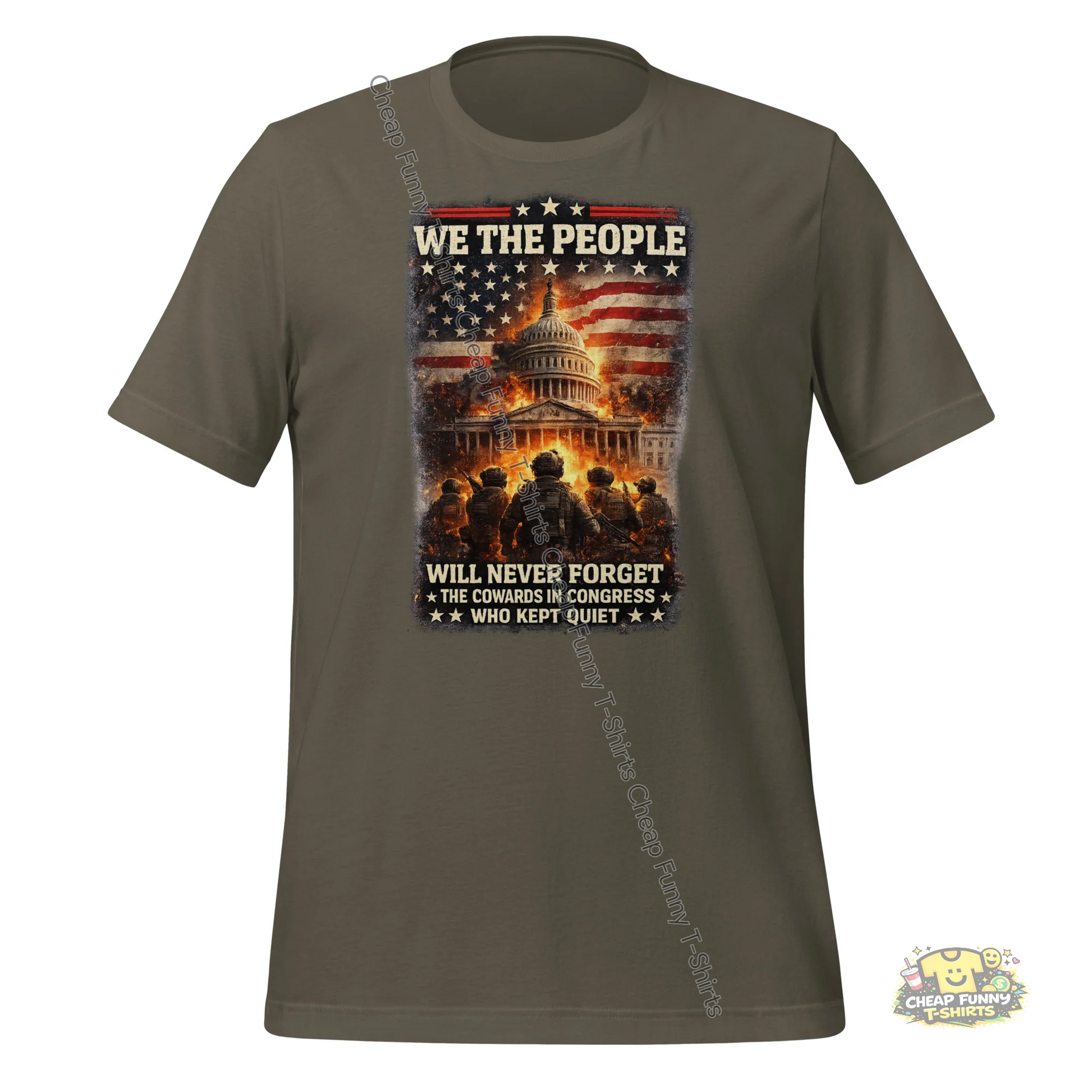 Watermarked - Cowards In Congress Unisex t-shirt